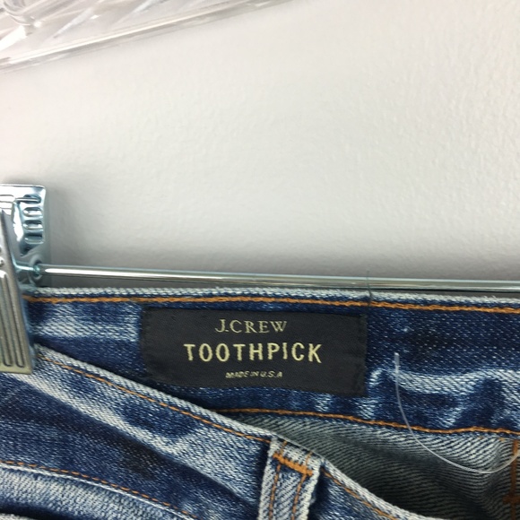 J. Crew light wash Toothpick skinny ankle jeans - Picture 6 of 8